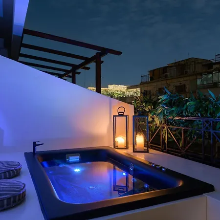 Appartement Penthouse W/ View & Plunge Pool à Athènes Extérieur photo